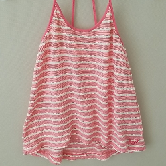Roxy peachy pink tank knitted top - Picture 2 of 7